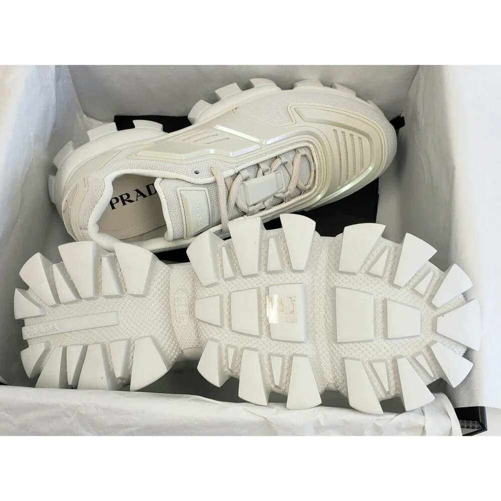 Prada Mens Cloudbust Thunder Chunky Platform Sneakers Shoes Size 12 - Italy Made - Picture 5 of 6